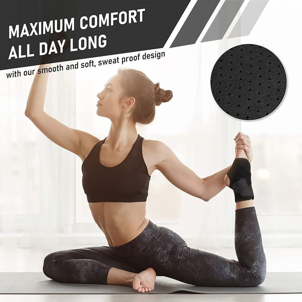 Ankle Support Strap Compression Wrap Bandage Brace Sprain foot Pain Relief UK