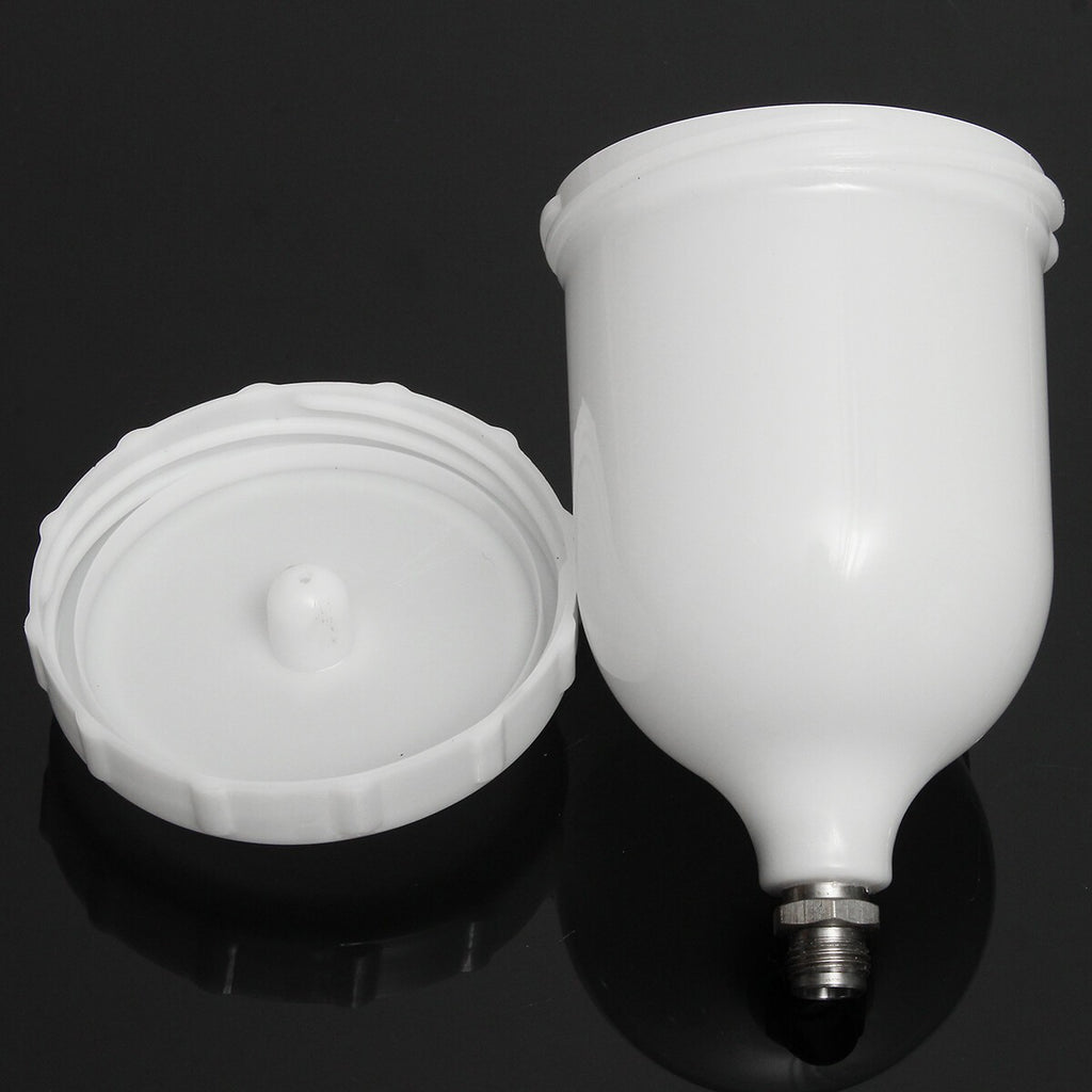 2PCS 600ML Spray Gun Pot Paint Cup Replace For Devilbiss GTI / Pro Pri Guns Cup