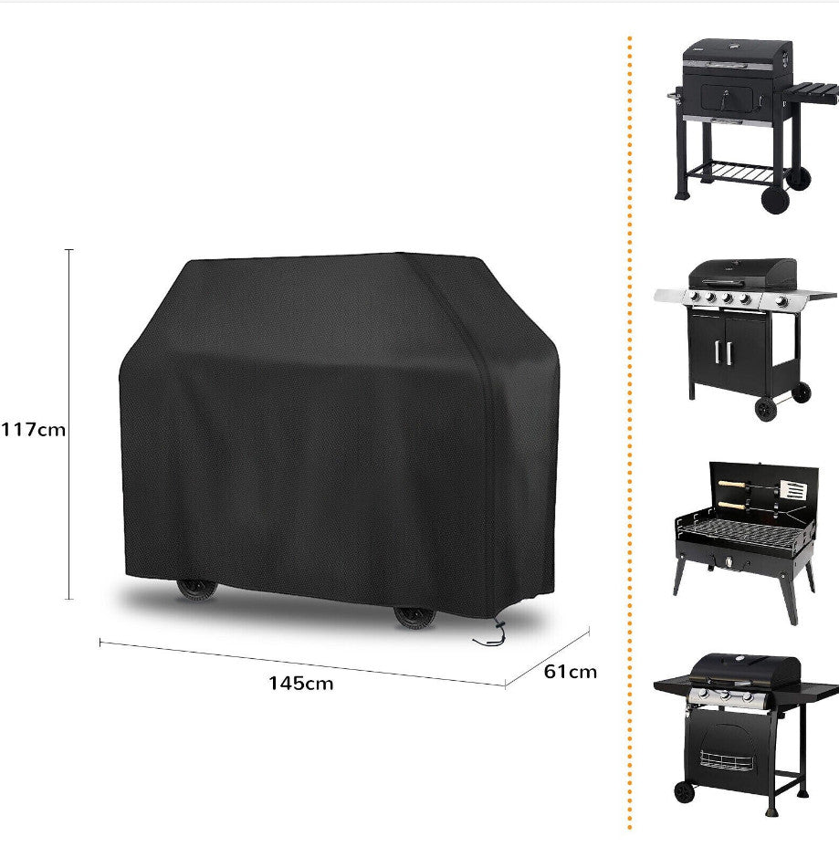 2X BBQ Cover Waterproof Barbecue Gas Smoker Grill Patio Garden Outdoor