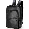 Men's Vintage Style Real Genuine Leather Bag Rucksack Laptop Backpack Brown Bag