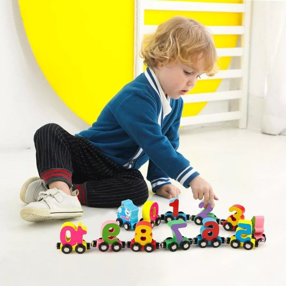 1set Colorful Early Educational Toys Magnetic Number Train Set  Kids