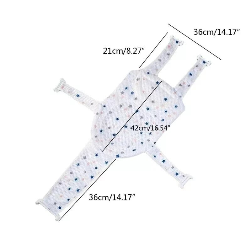 Baby Bath Support Net Soft Headrest Baby Bath Cushion Pad Infant Bathtub