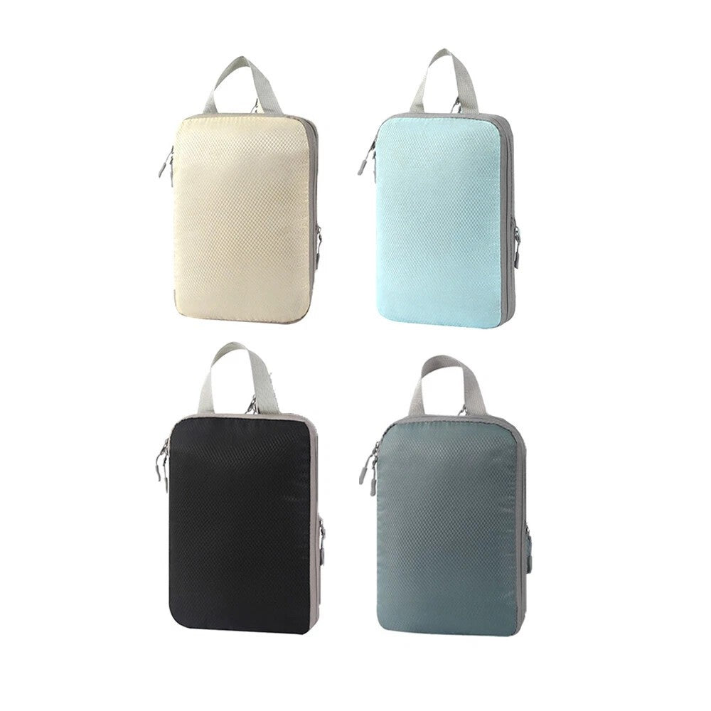 4Pcs Compression Bags Organiser Suitcases Packing Cubes Storage Luggage Travel