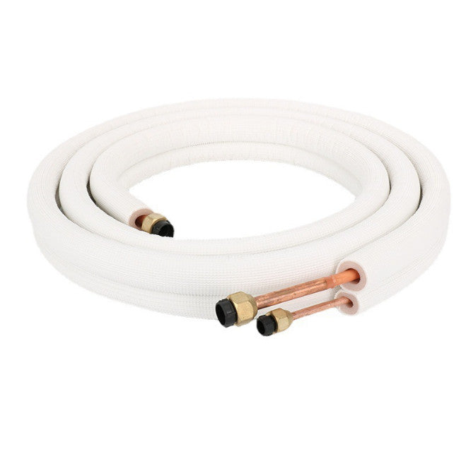 Insulated 1/4" 3/8" Air Conditioner Pipes Pair Coil Tube Split Line Pipe 5M UK