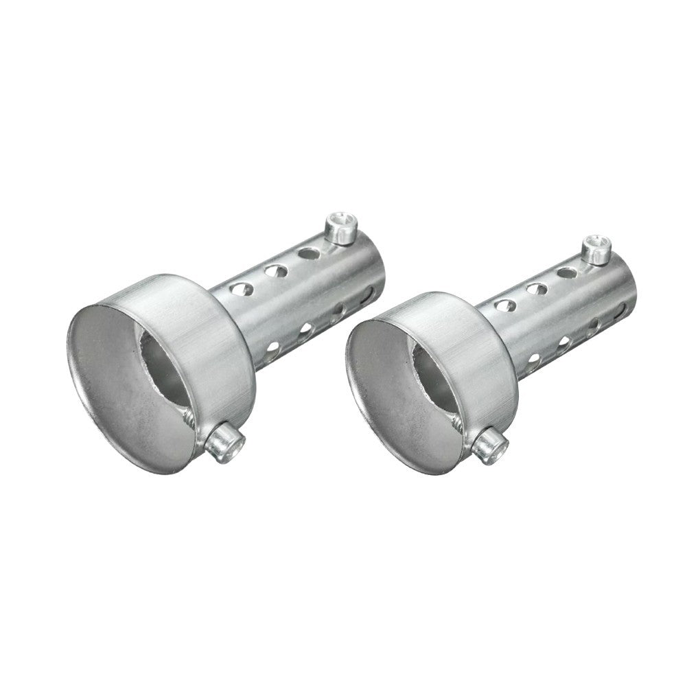 2X 48mm Motorcycle Motorbike Exhaust Can Pipe Muffler Baffle DB Killer Universal