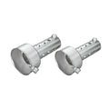 2X 48mm Motorcycle Motorbike Exhaust Can Pipe Muffler Baffle DB Killer Universal