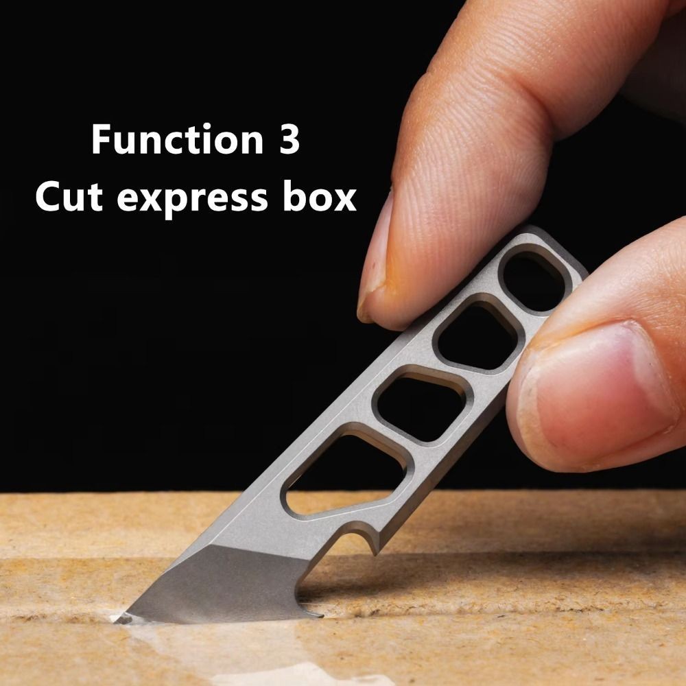 Mini Pry Bar 55mm Edc Crow Bar Bottle Opener Multipurpose Pocket Tool Keychain
