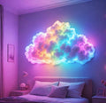 USB-Powered Thundercloud LED Light Decor,DIY Chasing Music Sync 3D Cloud Lights