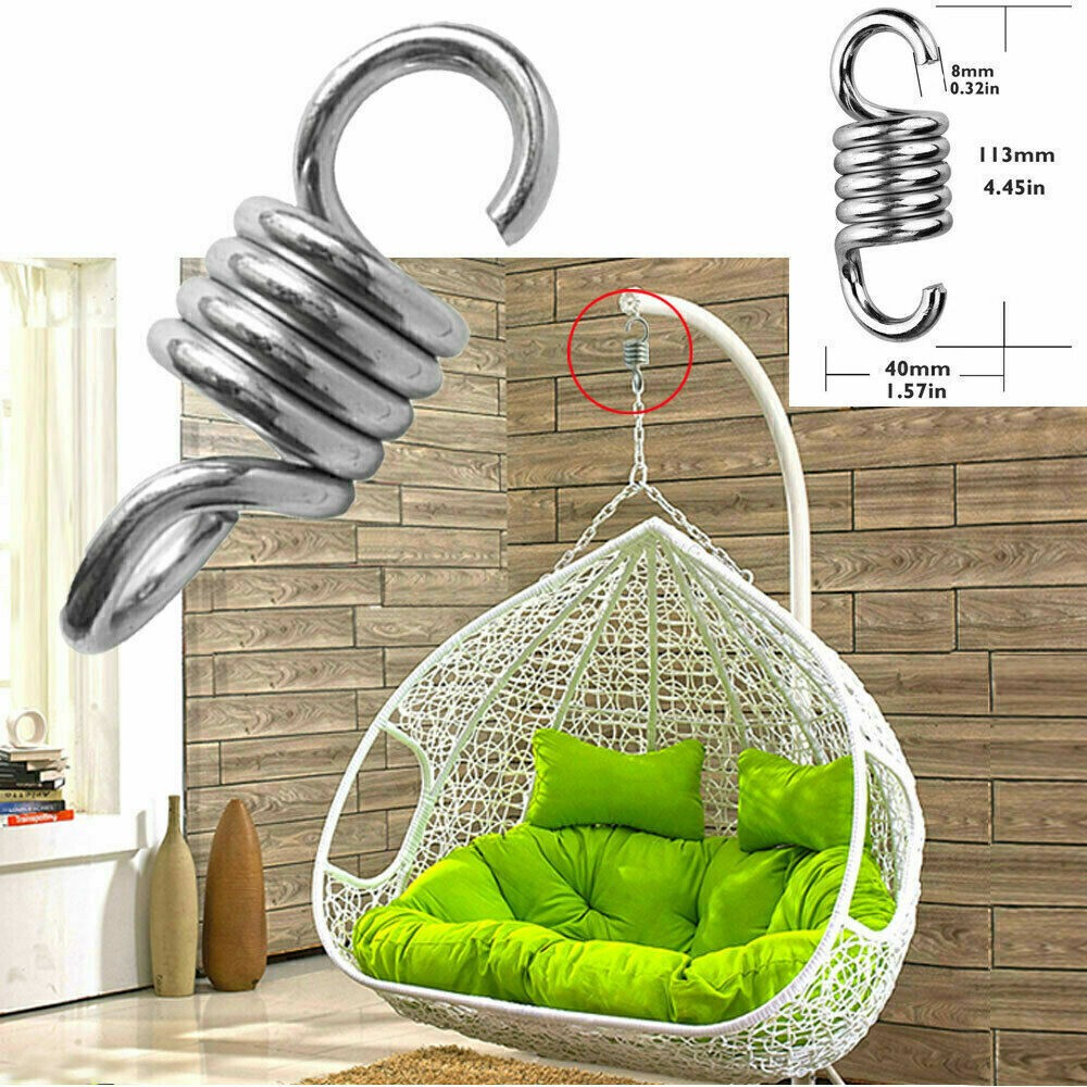 Heavy Duty 4.45" Boxing Punching Bag Spring Sandbag Egg Chair Swing Steel