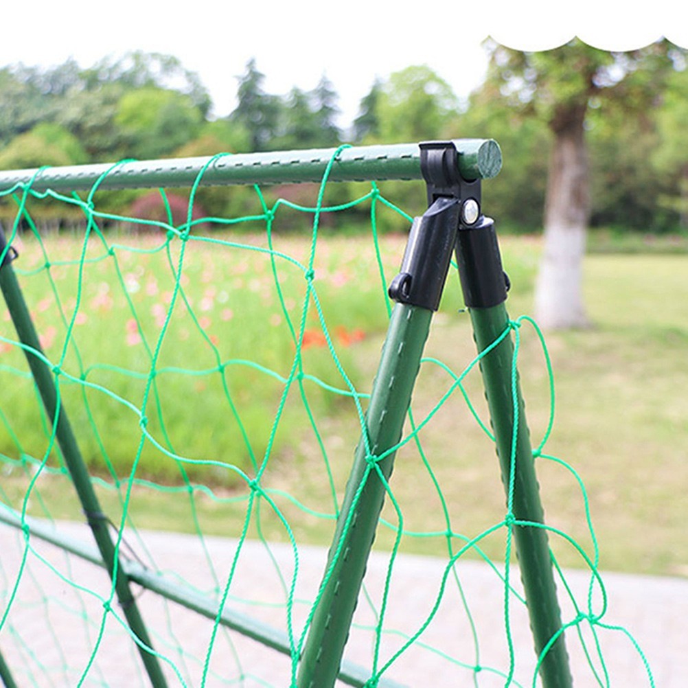 Garden Cane Connectors 10 Pcs for Netting Support Poles Clip Stake Black Plastic