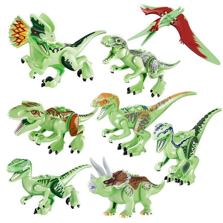 20Pcs Dinos fit Jurassic World Lego Dinosaur Tyrannosaurus TRex Park Raptor