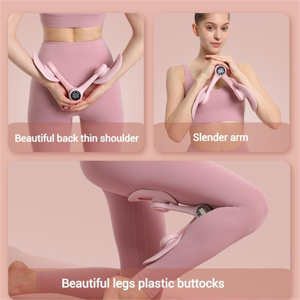 Kegel Exerciser & Thigh Master - Pelvic Floor Muscle Trainer for Men Women Pink