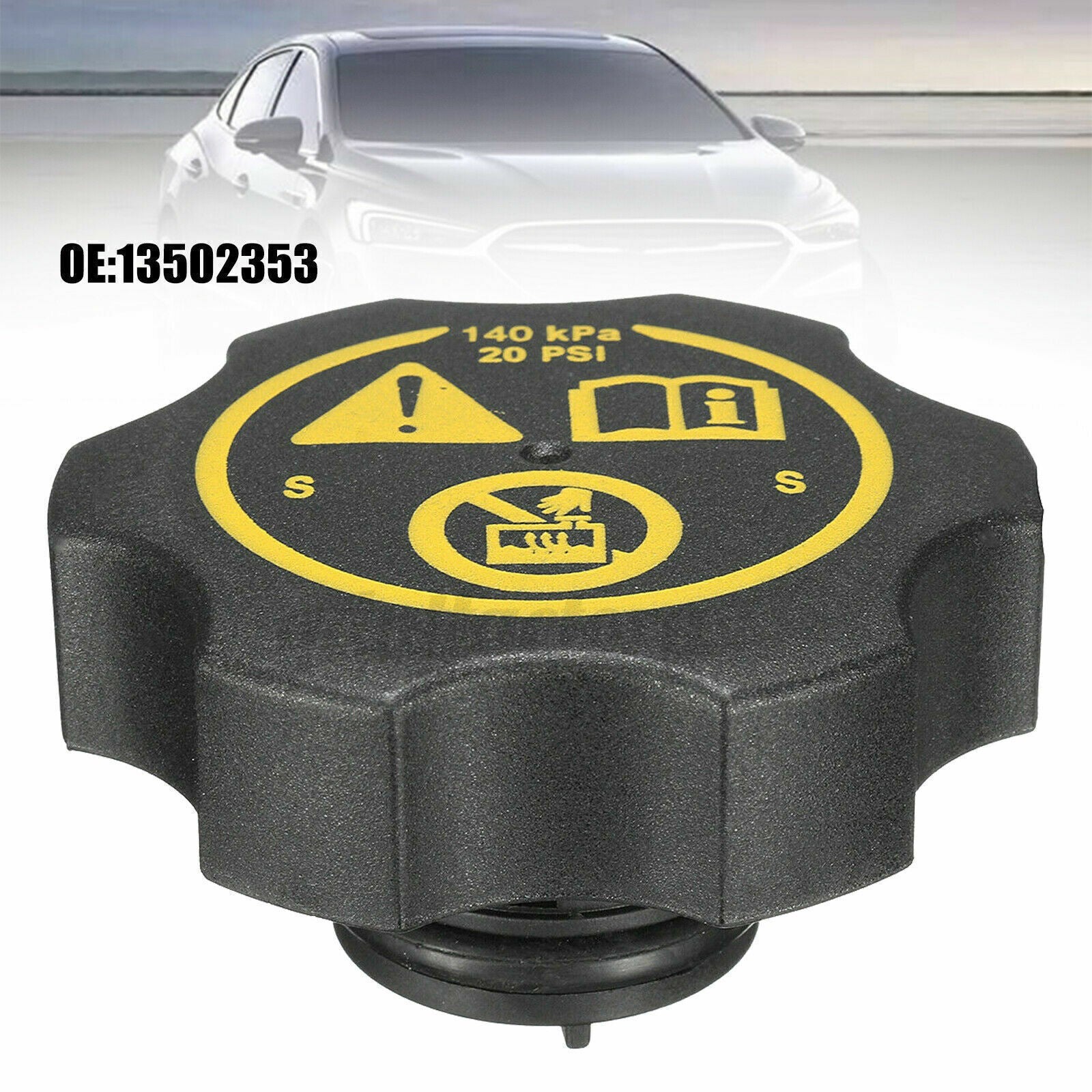13502353 FOR VAUXHALL MOKKA/MOKKA X COOLANT RESERVOIR EXPANSION HEADER TANK CAP