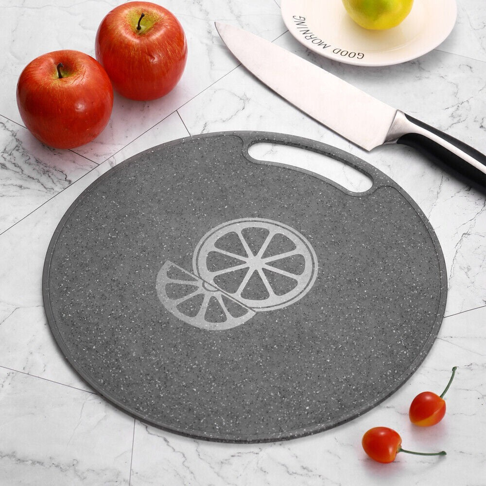 Sink Cover Motorhome Round Clay Round Cutting Board Marble Optics Man