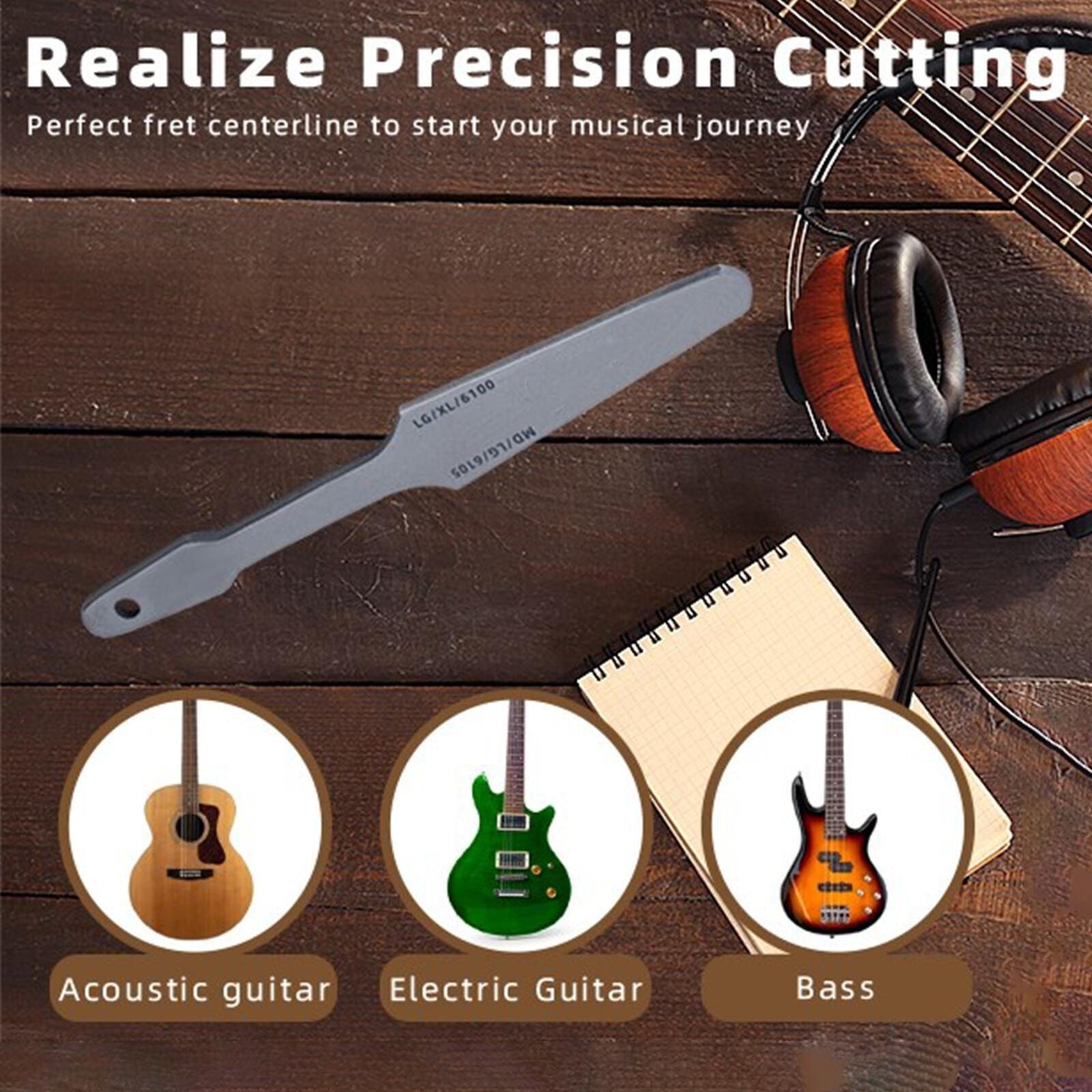 Guitar Crowning File Double-Sided Fret Crowning Files Luthier Tools Professio