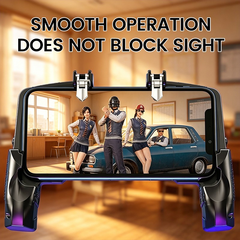 For Cell Phone Trigger Free Fire PUBG Controller Gamepad Joystick Android iPhone