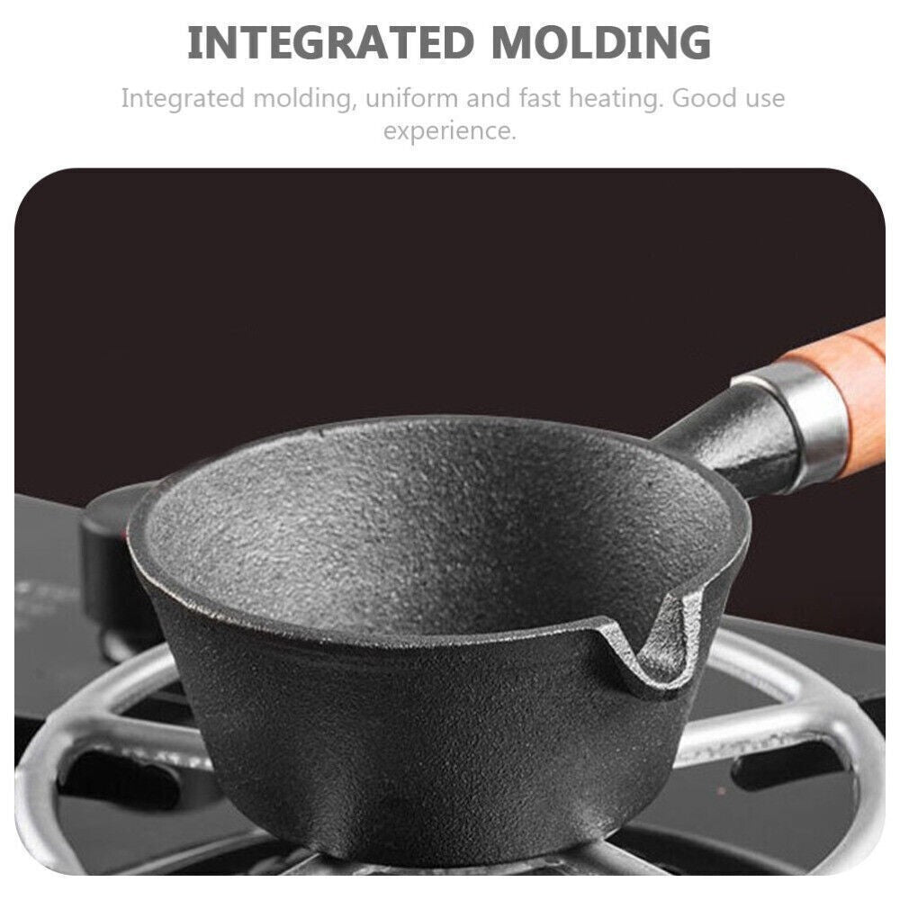 Japanese Pot Lead Melting Mini Hot Oil Heating Wax Cast Iron Frying