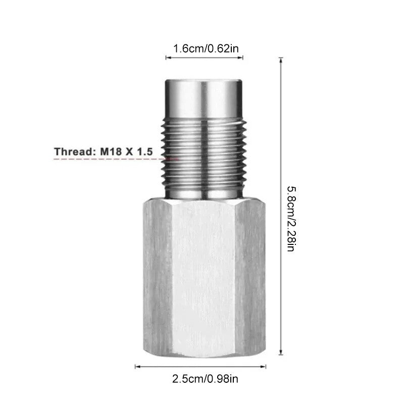 Oxygen Sensor Spacer Extender Adapter Bung Extension Catalytic Converter UK