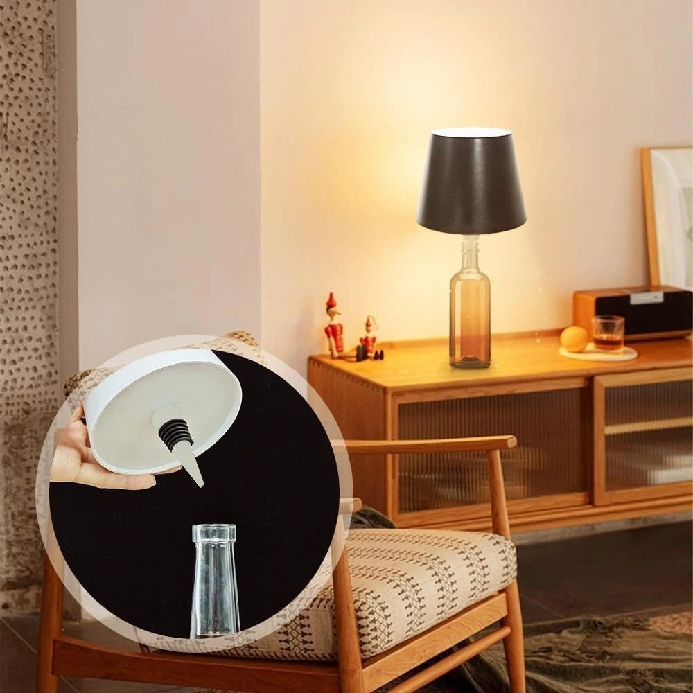 Wireless Bottle Lamp LED Wine Bottle Light 3 Light color for Restaurant & Bar UK