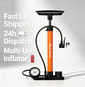 Heavy Duty Floor Standing Bike Cycle Bicycle Tyre Hand Air Mini Pump UK