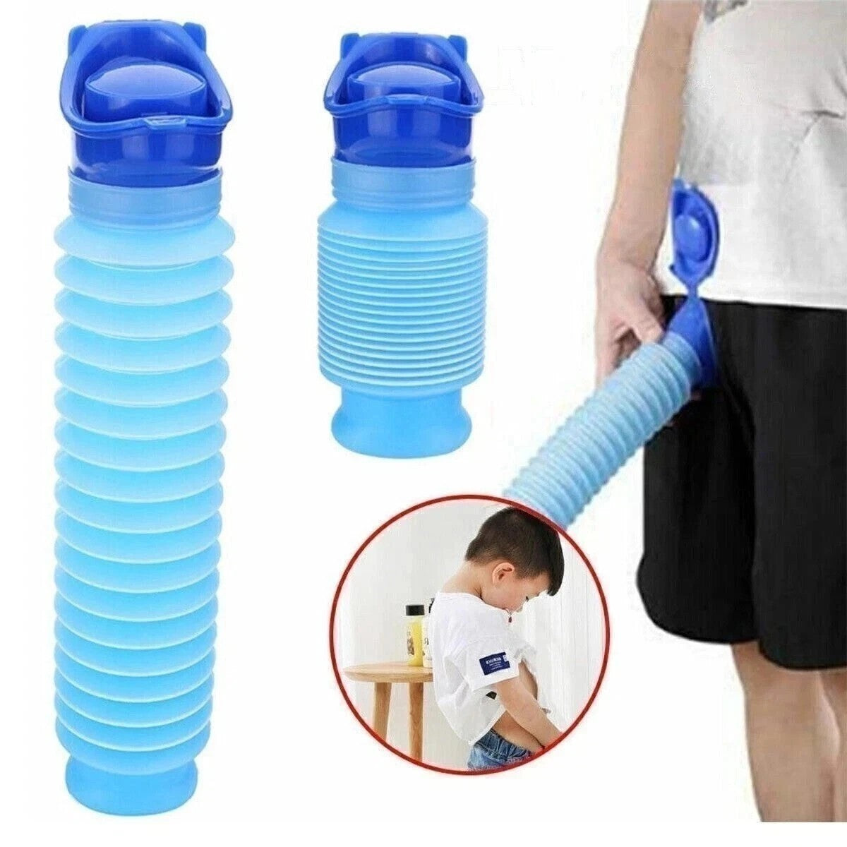 Camping Travel Male Female Portable 750ml Urinal Pee Bottle Emergency Urinal.