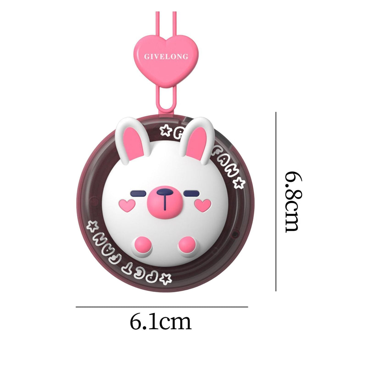 Portable Hanging Neck Cooling Fan Necklace Fan Wearable Adjustable for Indoor.*