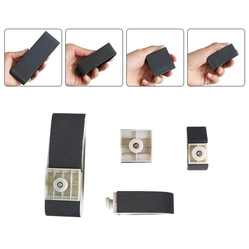 Hard Plastic Sandpaper Blocks Sanding Blocks Set Compact Size For Easy Handling