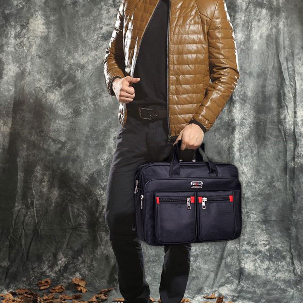 Work Travel Office Document Handbag Men Laptop Messenger Shoulder Bag Briefcase