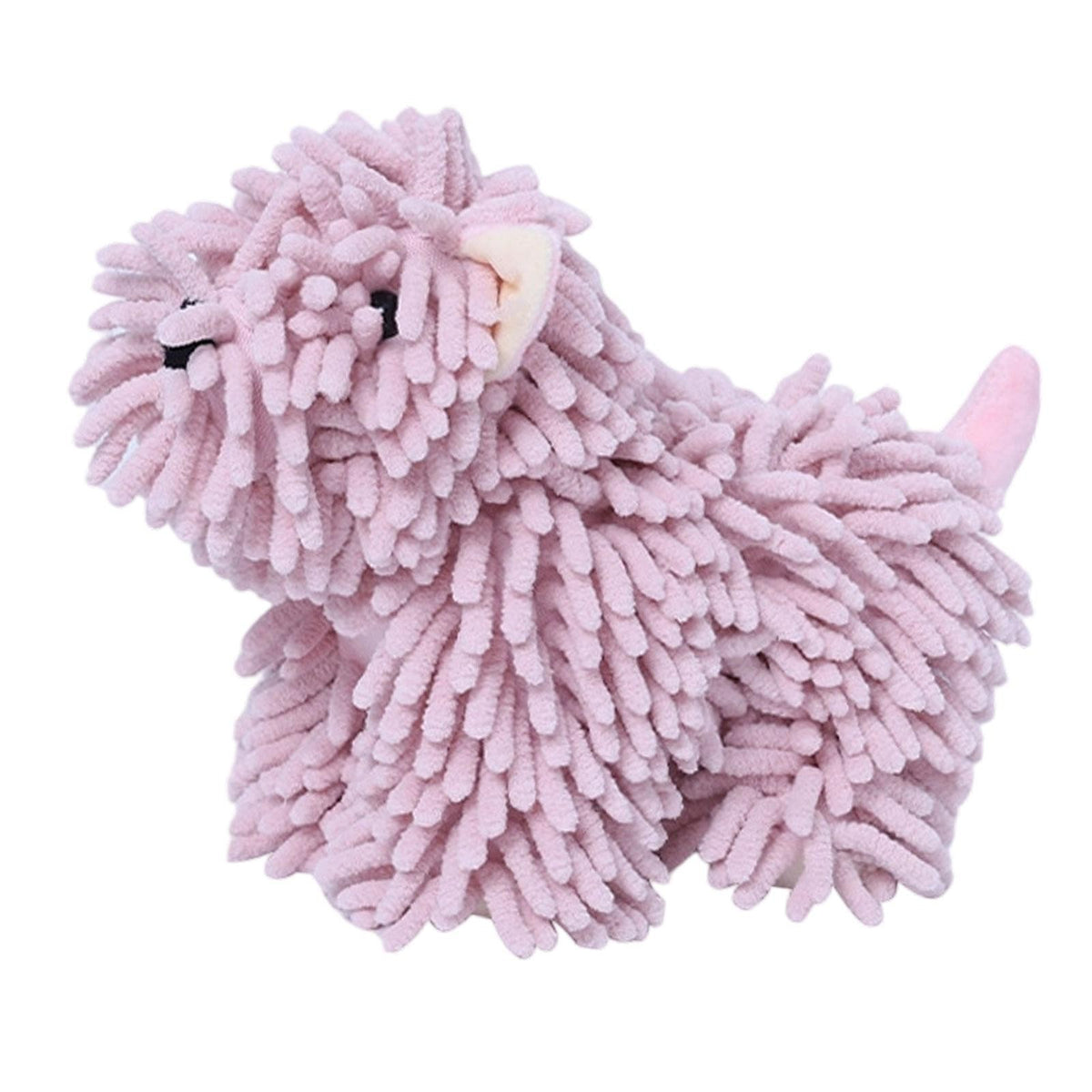 Chenille Hand Towel, Fluffy Ball, Household Accessory, Puppy Shaped, Soft,