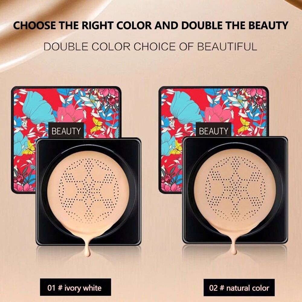Facial Base Primer Mushroom Head Foundation Air Cushion BB&CC Cream Face Makeup