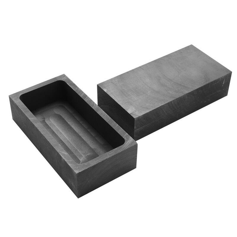4 Pieces 1 KG Graphite Ingot Mould Casting Ingot Crucible Mould Silver Gold R1P9