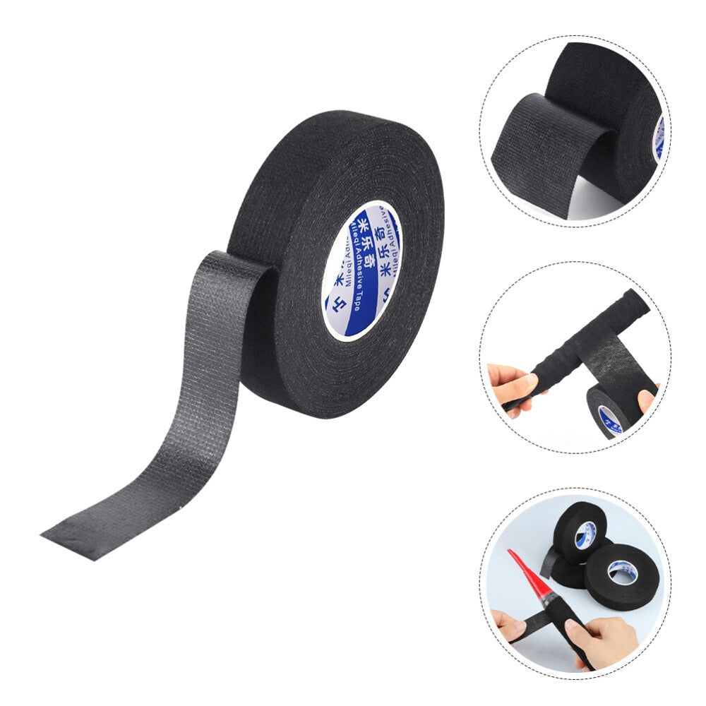 Steering Wheel Tape Car Wrap Racket Grip Black Handle New Feel Bat