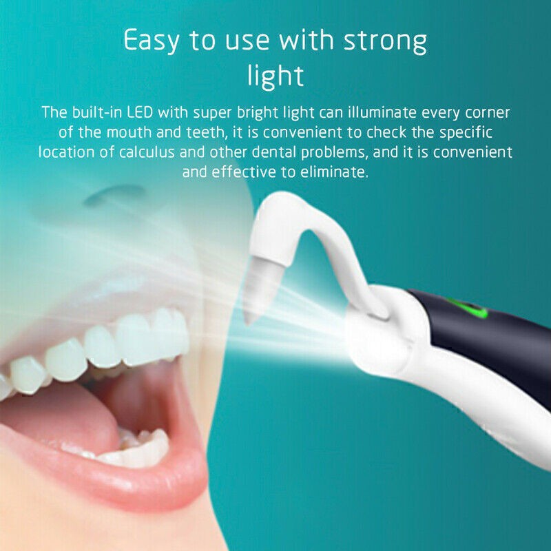 5 In1 Electric Dental Scaler Tartar Teeth Stains Cleaner Plaque Calculus Remover