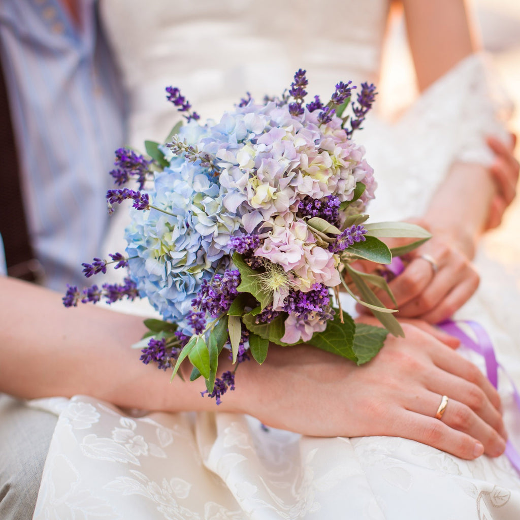 30Pcs Hydrangea Artificial Flowers, Fake Hydrangea Flowers