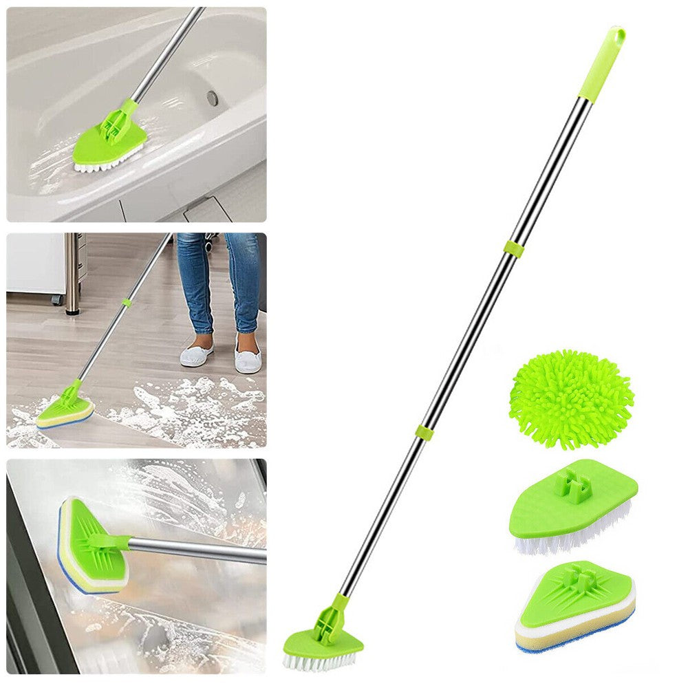 Bathroom Mop Bath Shower Screen Tile Cleaning Kit Floor Cleaner Tool Scrubber