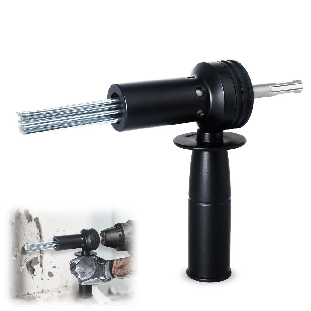 Electric Hammer Needle Scaler Adapter SDS for Heavy Duty Concrete Drilling