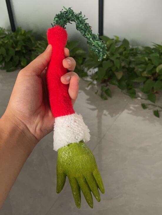 Grinch Arm Leg Head Ornaments Holder Christmas Tree Decorations Xmas Party Gift