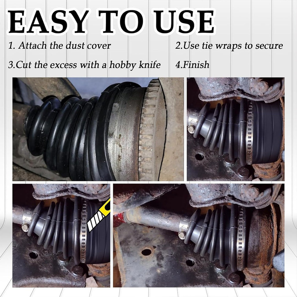7pcs CV Boot Kit Stretchy Universal Fit Drive Shaft Gator Joint Boot Stretch UK