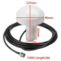 5 Meters BNC Male Plug Boat GPS Active Marine Navigation Antenna Connector
