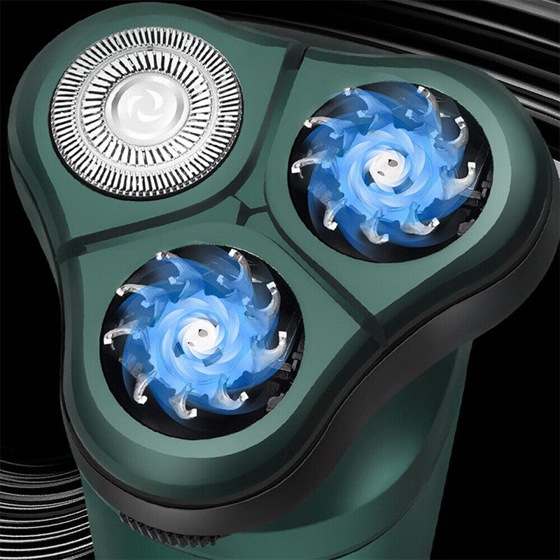 Portable Electric Shaver for Men Cordless Rotary Razor USB Charging Wet Dry