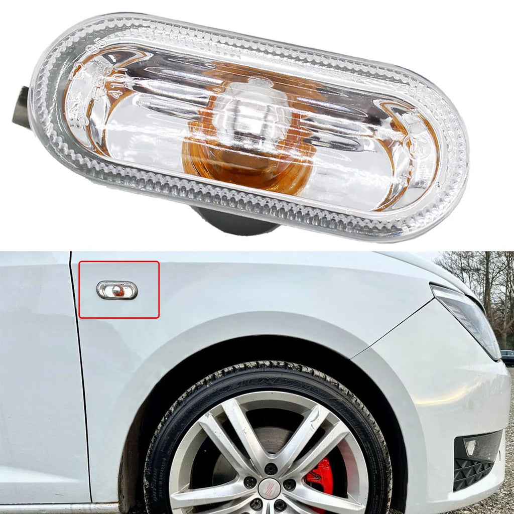 2X L&R Side Indicator Repeater For SEAT Leon Ibiza Toledo Altea FORD Fiesta