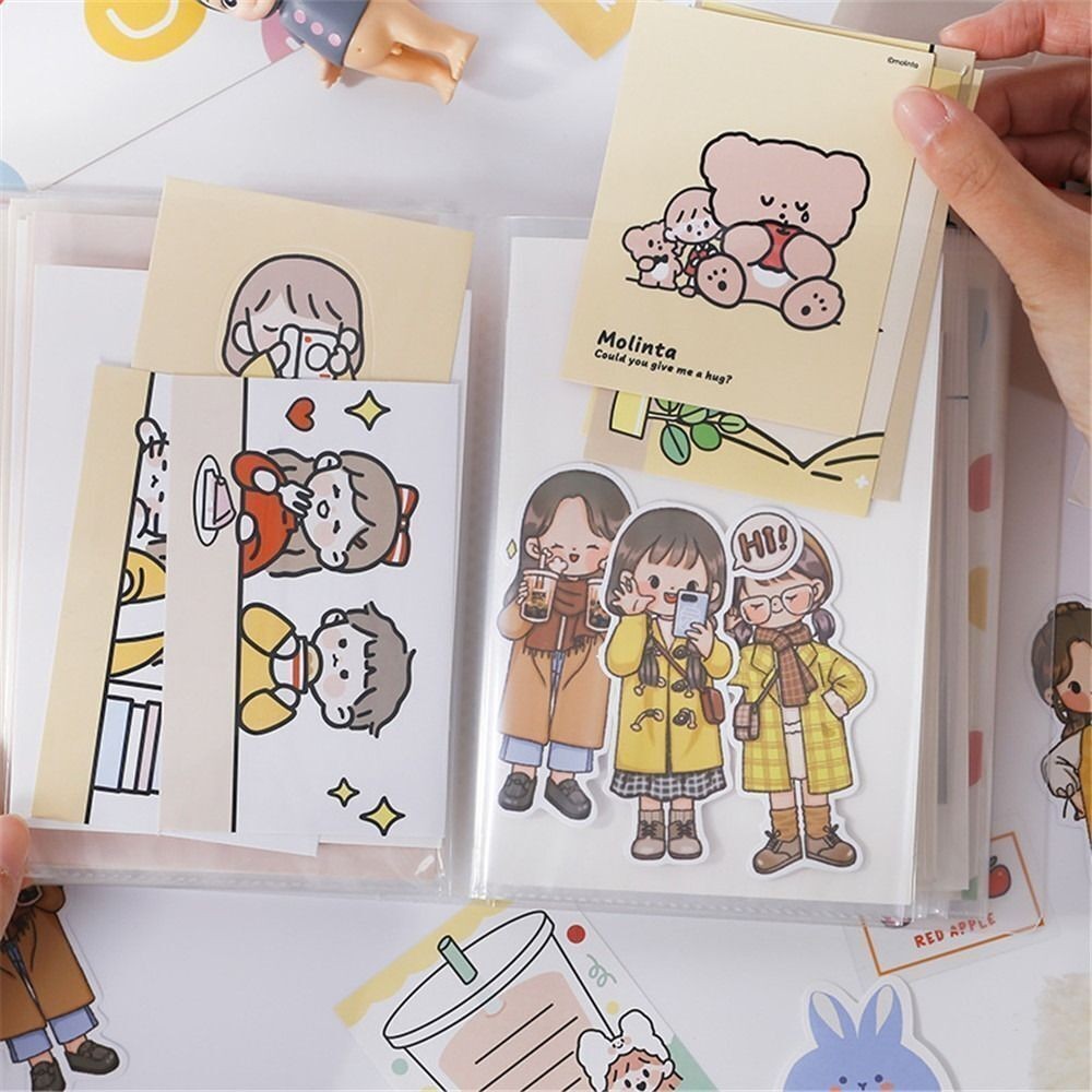 40 Pages A6 Folder Plastic Favorites Stationery Photo Album  Gift