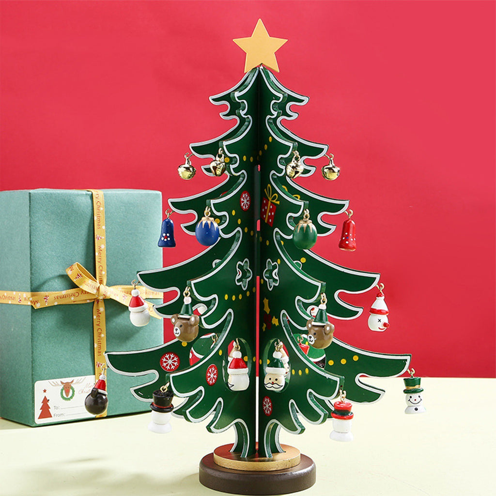 2026 Christmas Advent Calendar 24Days Countdown Advent Calendar Wooden XmasTree