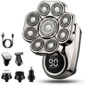 Baw**y Shaver Pro, Bawldy Pro, 9D Floating Head Shaver for Bald Men, 6-In-1 Deta
