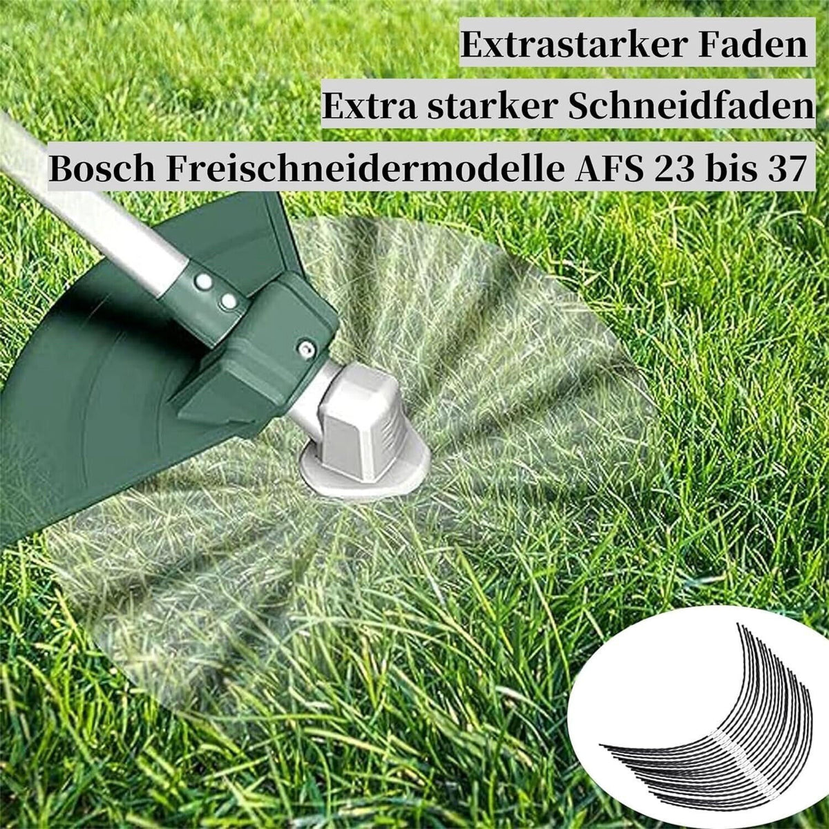 20x For BOSCH Strimmer Trimmer Extra Strong 37cm Spool Line F016800431 AFS 23-27
