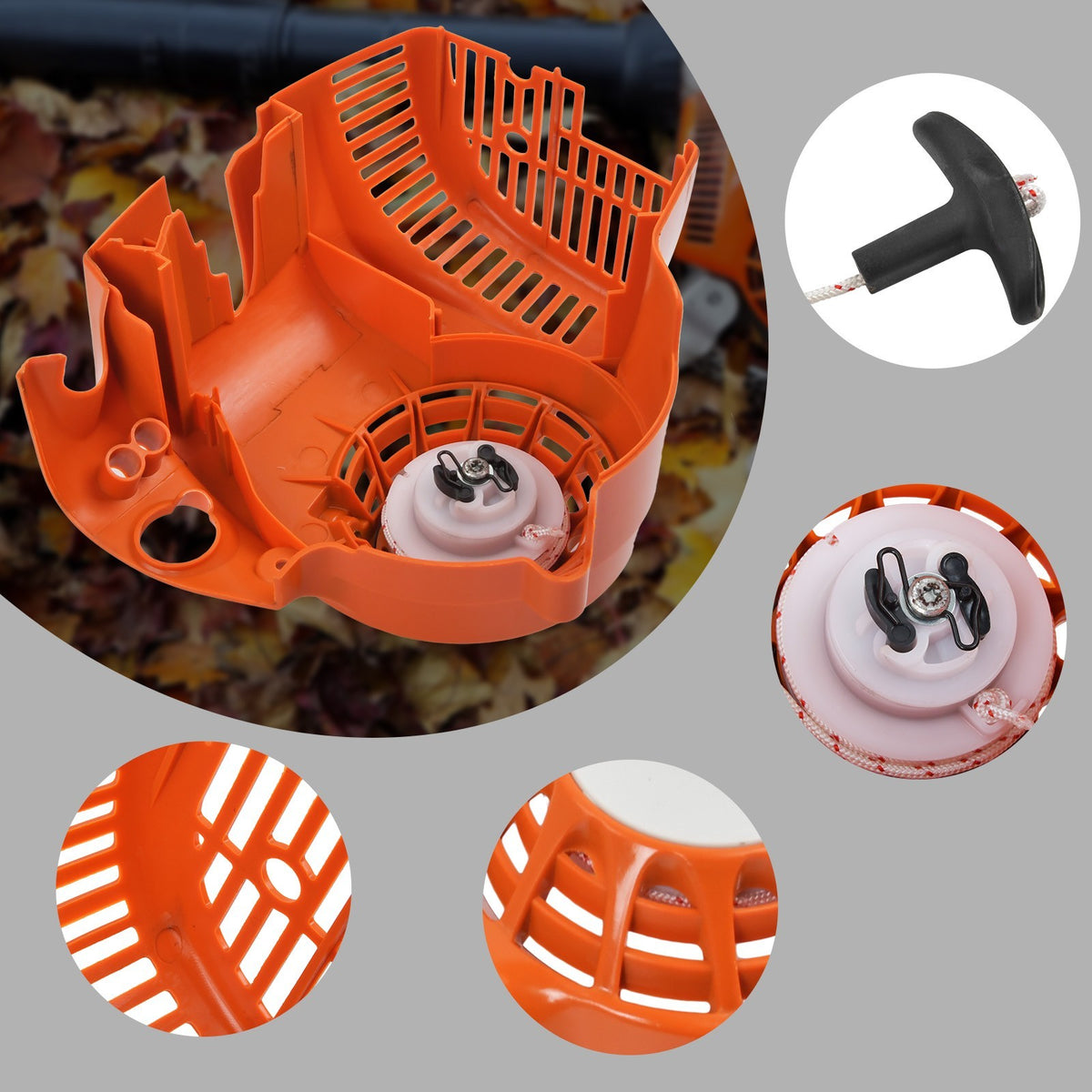 Fits Stihl BG86 BG86C BG56 BG56C SH86 Recoil Pull Start Starter Replacement