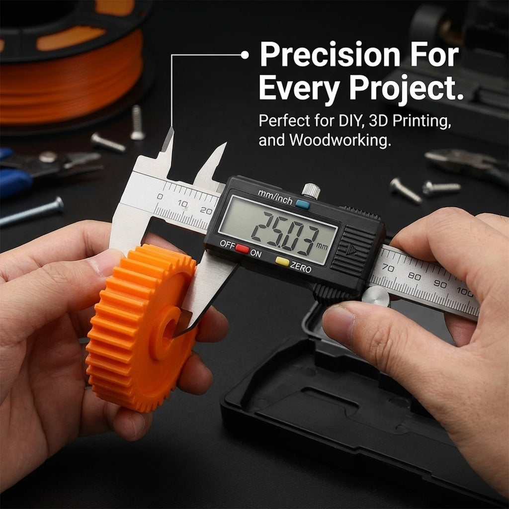 Digital Vernier Caliper Calipers 150mm Stainless Steel Micrometer Gauge Tool