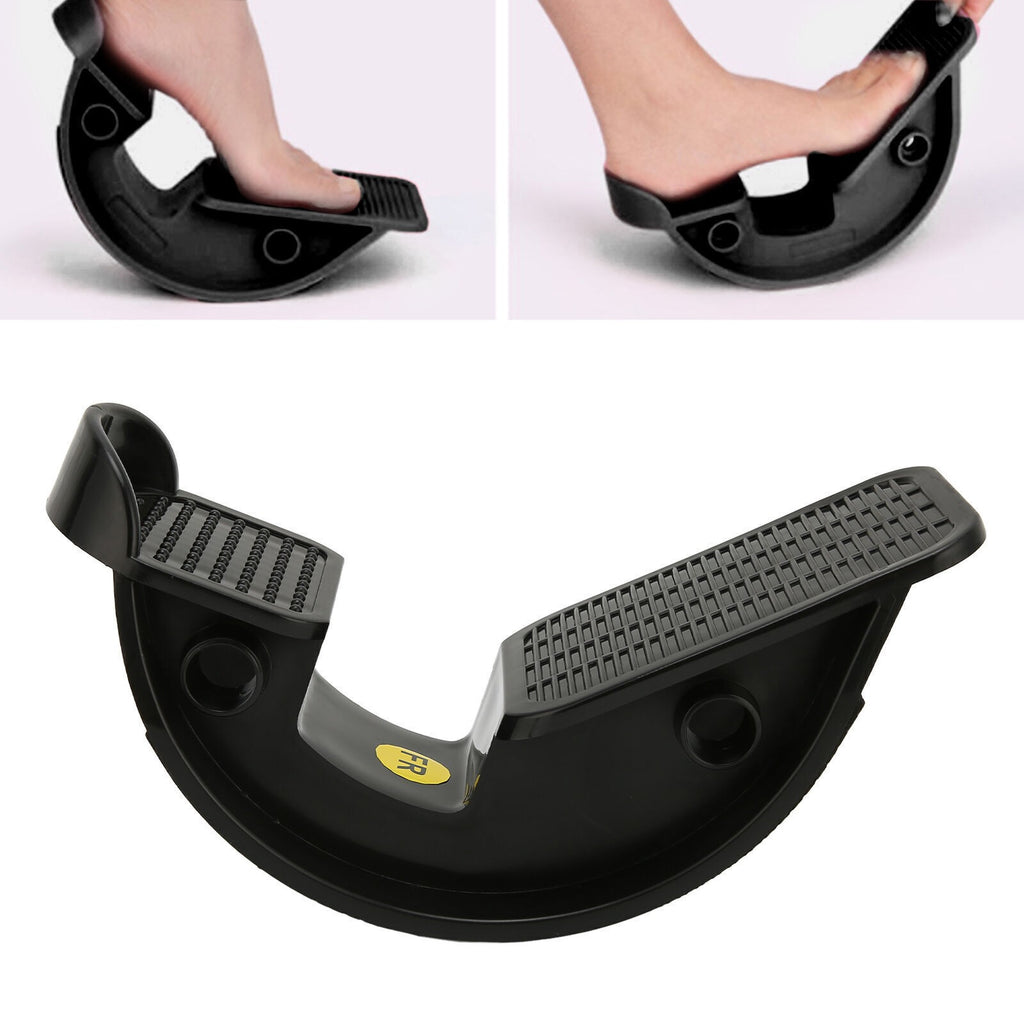 Calf Stretcher Black Ankle Stretch Foot Rocker Achilles Tendon Support UK