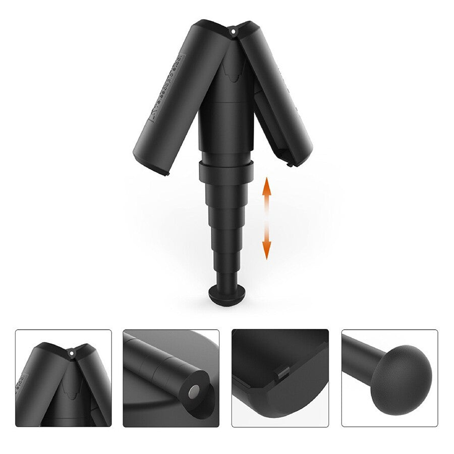 Portable Folding Seat Walking Stick Cane Adjustable Height Teliscopic Stool