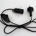 Himalayan Salt Lamp Replacement CORD black UK PLUG with ON/OFF Switch Cable E14